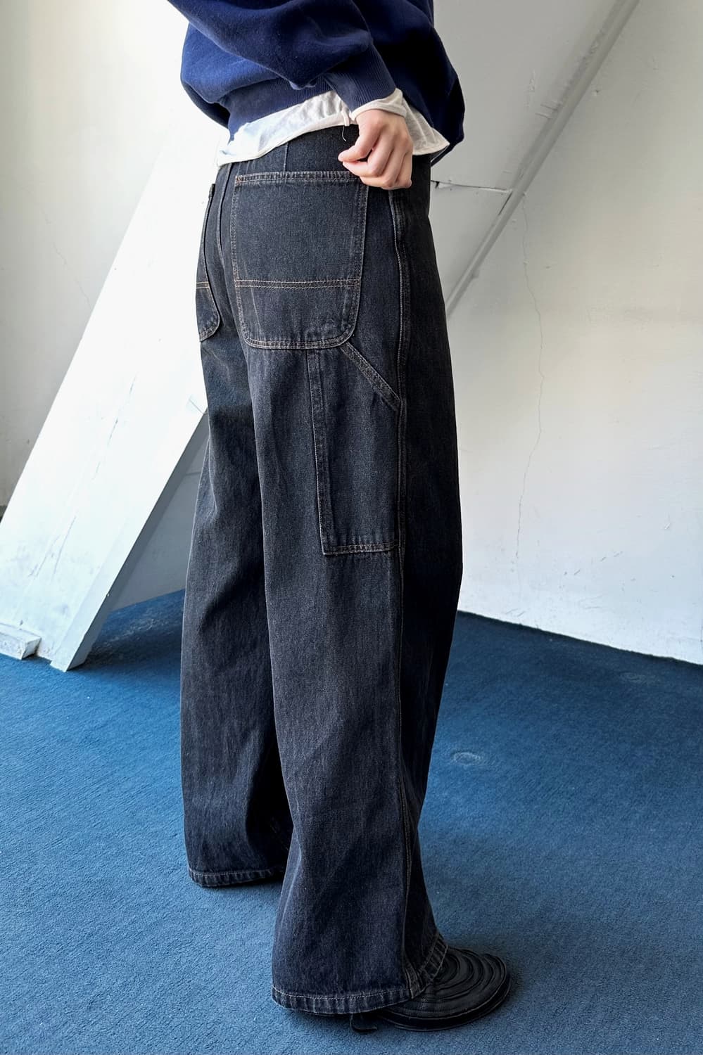 Utility design denim painter pants 상품이미지9