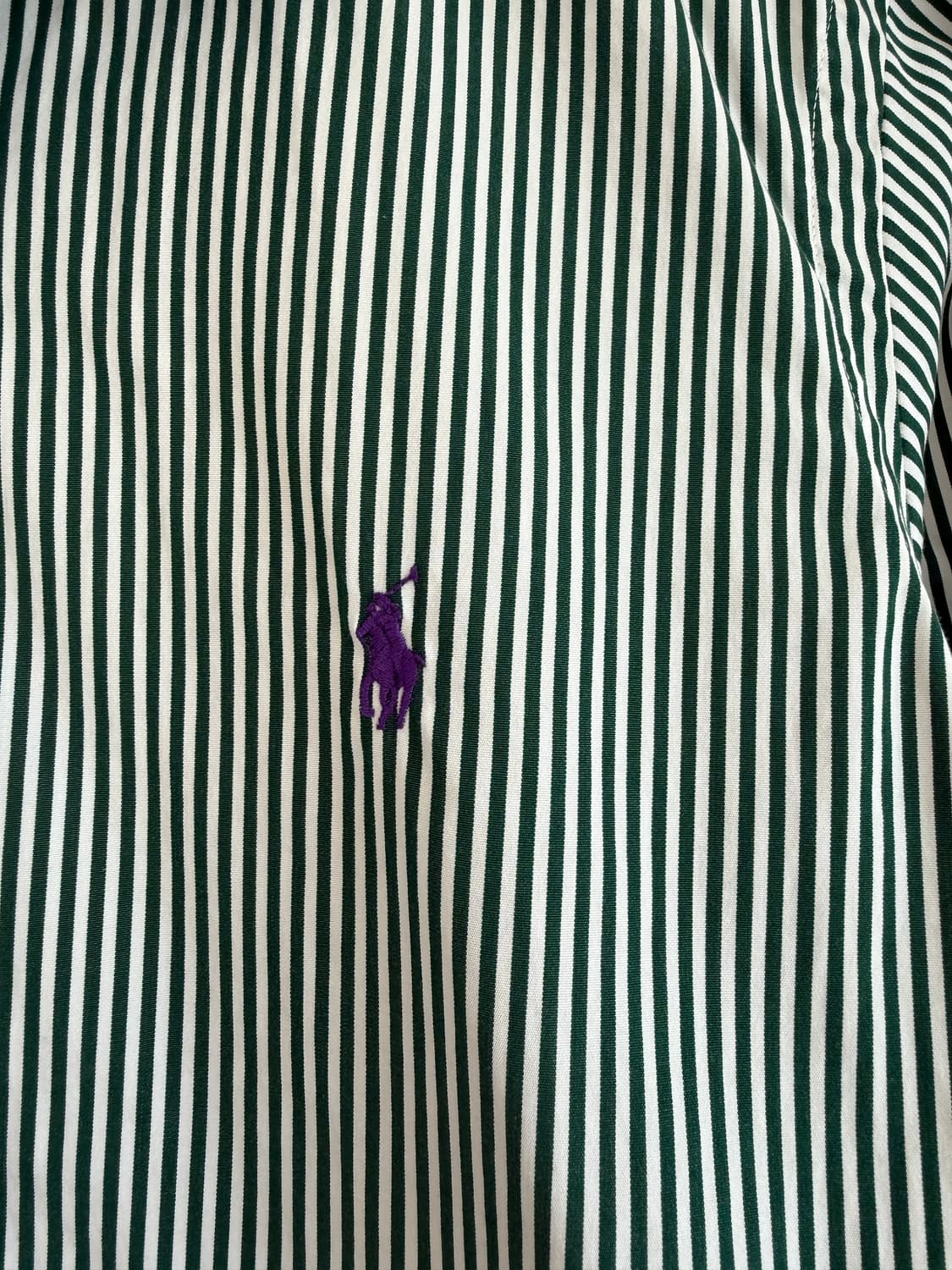 Polo Ralph Lauren 핀스트라이프 셔츠(큐알 정품 인증) 상품이미지4