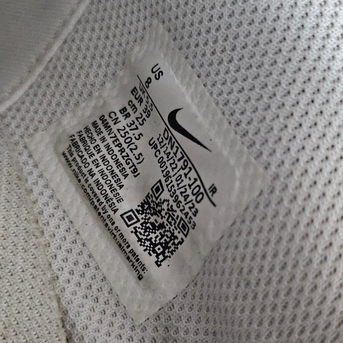 나이키 코르테즈 레더 화이트 250 상품이미지6