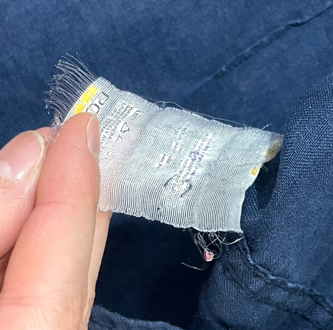 폴로랄프로렌 네이비 린넨 긴팔셔츠 남방 남성XL 상품이미지5