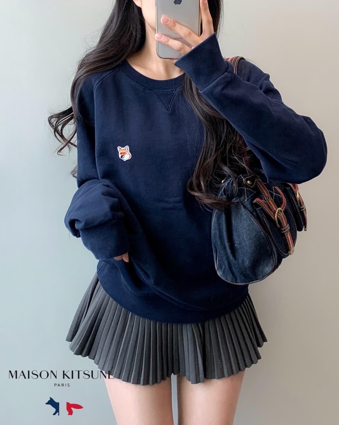 메종키츠네 맨투맨 상품이미지1