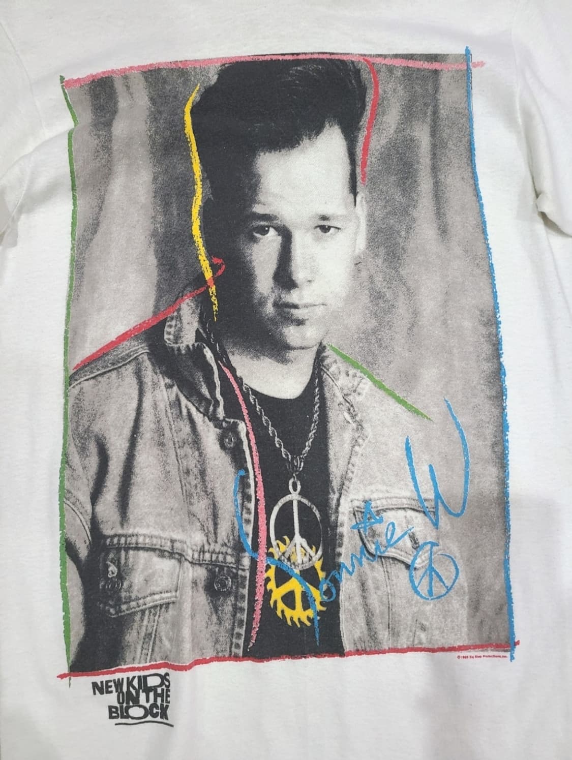 1989 HANES 뉴키즈온더블록 빈티지티셔츠 상품이미지2