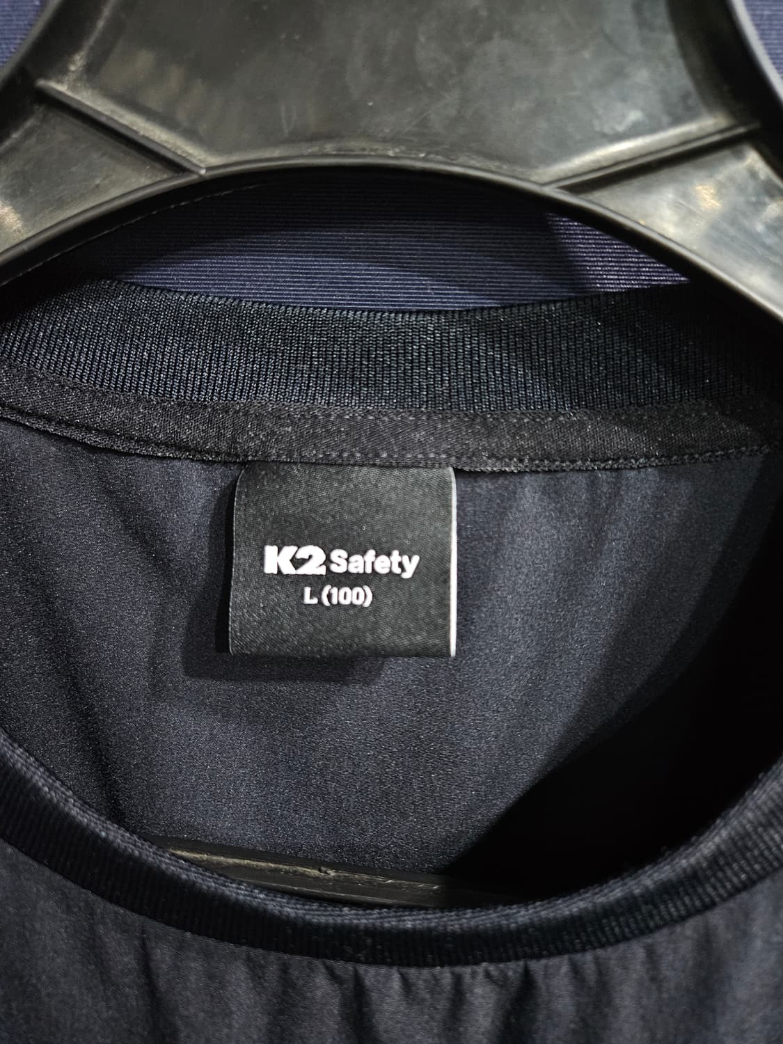 K2 Safety 케이투 블랙차콜 남성 세미오버핏 100 냉감 반팔티  상품이미지3