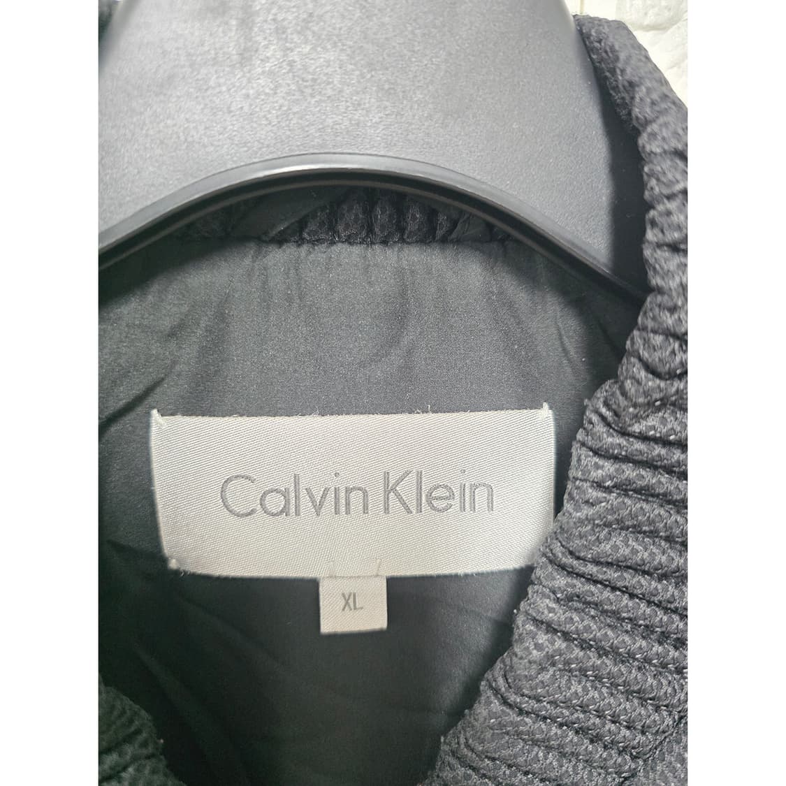 택포// CK 캘빈클라인 블랙 퀄팅 자켓 XL 상품이미지2