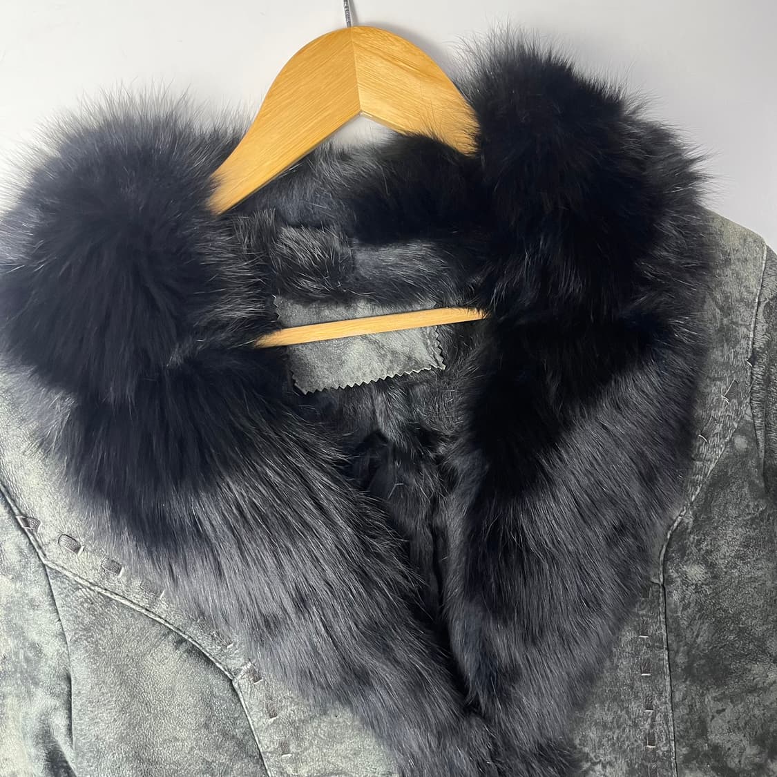 [JPN] 오리엔탈 레더 폭스퍼 코트 상품이미지3