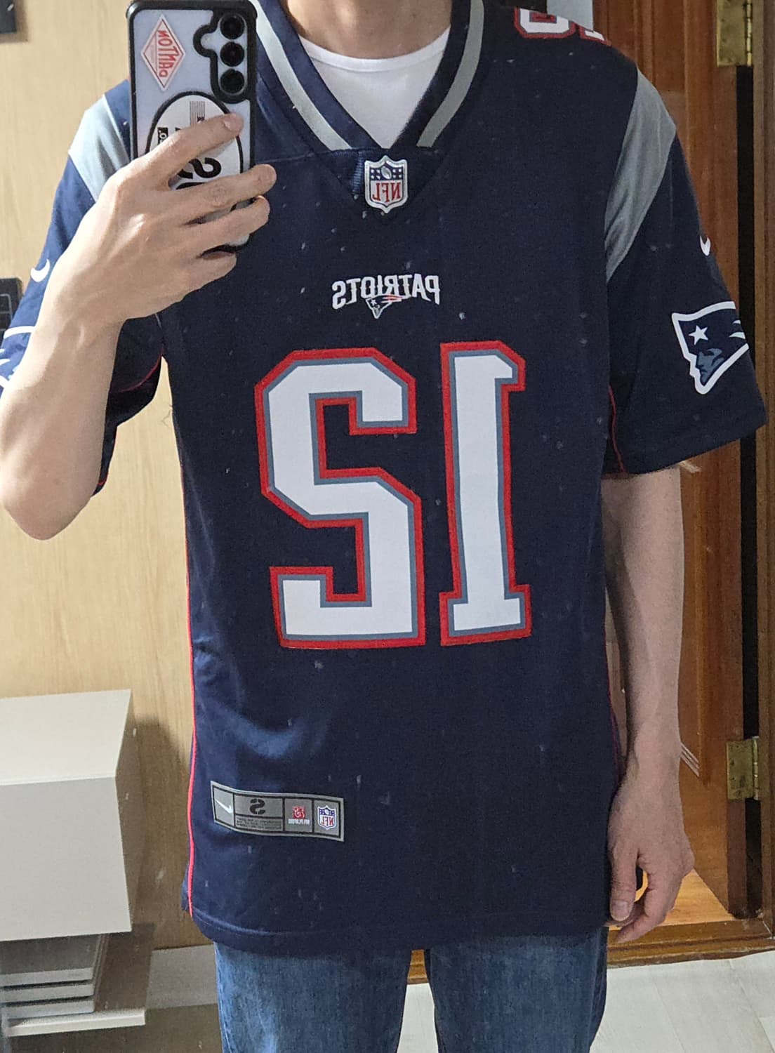 (착샷) 나이키 NFL 페트리어츠 톰브래디 풋볼 져지  상품이미지10