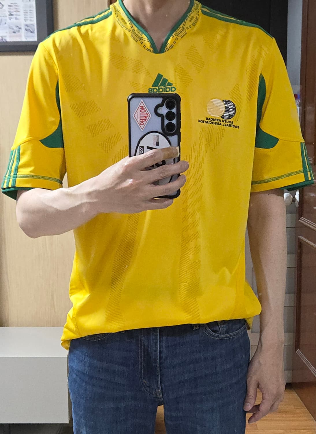 (착샷) 아디다스 남아공 국가대표 유니폼 져지 10-11 시즌 상품이미지10