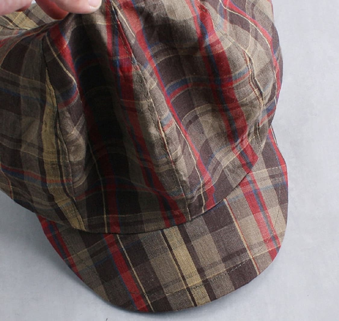 Beams Boy _ check linen newsboy cap 상품이미지8