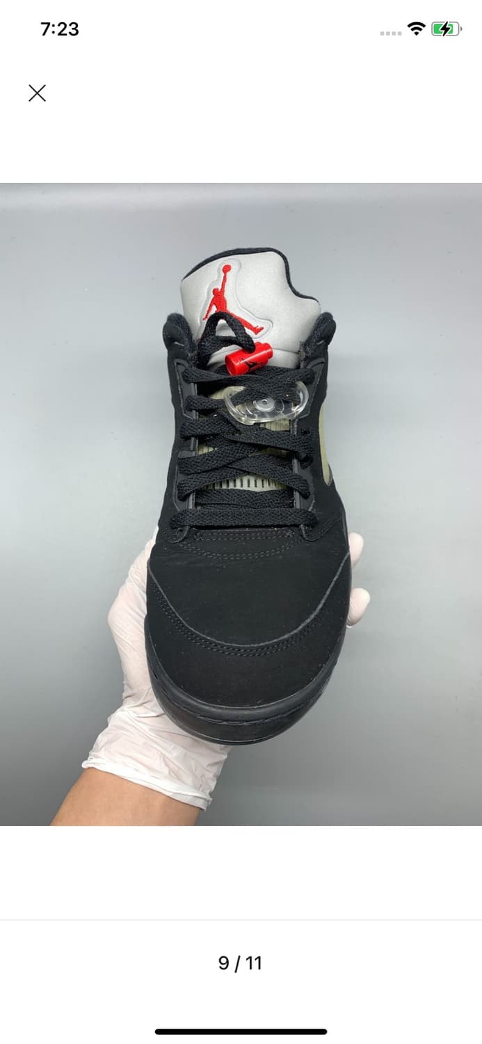 Jordan 5 Low Golf Black Metallic Silver  상품이미지9