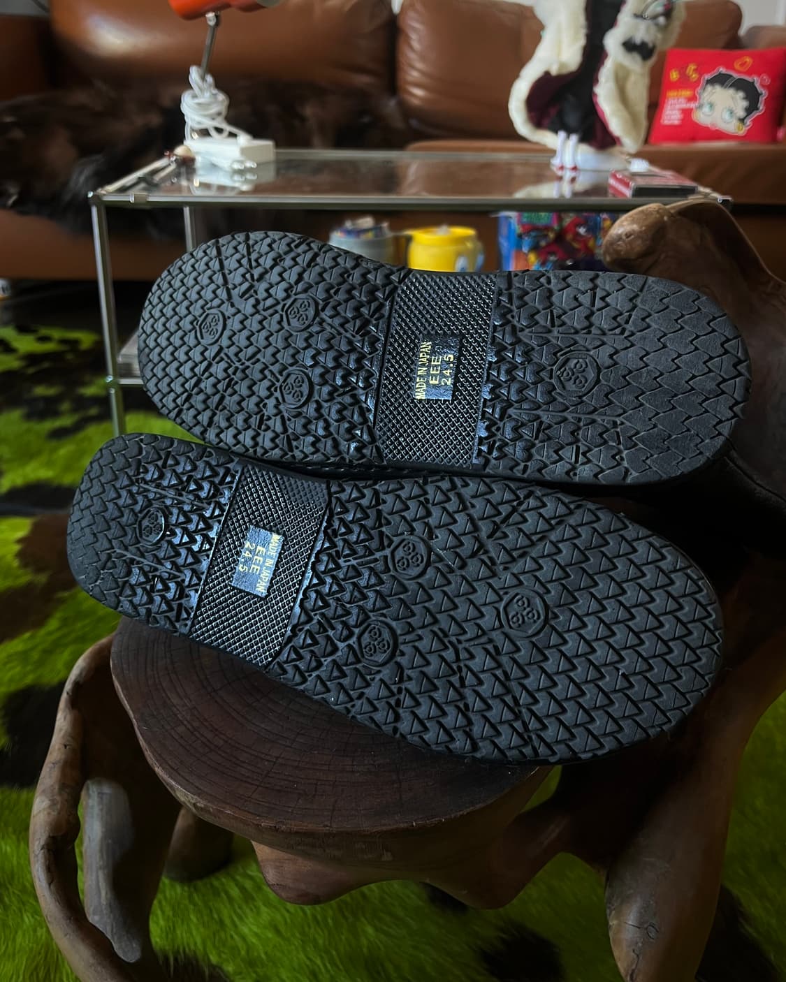 Doruche ドルチェ Belted Leather Fur Boots 상품이미지9