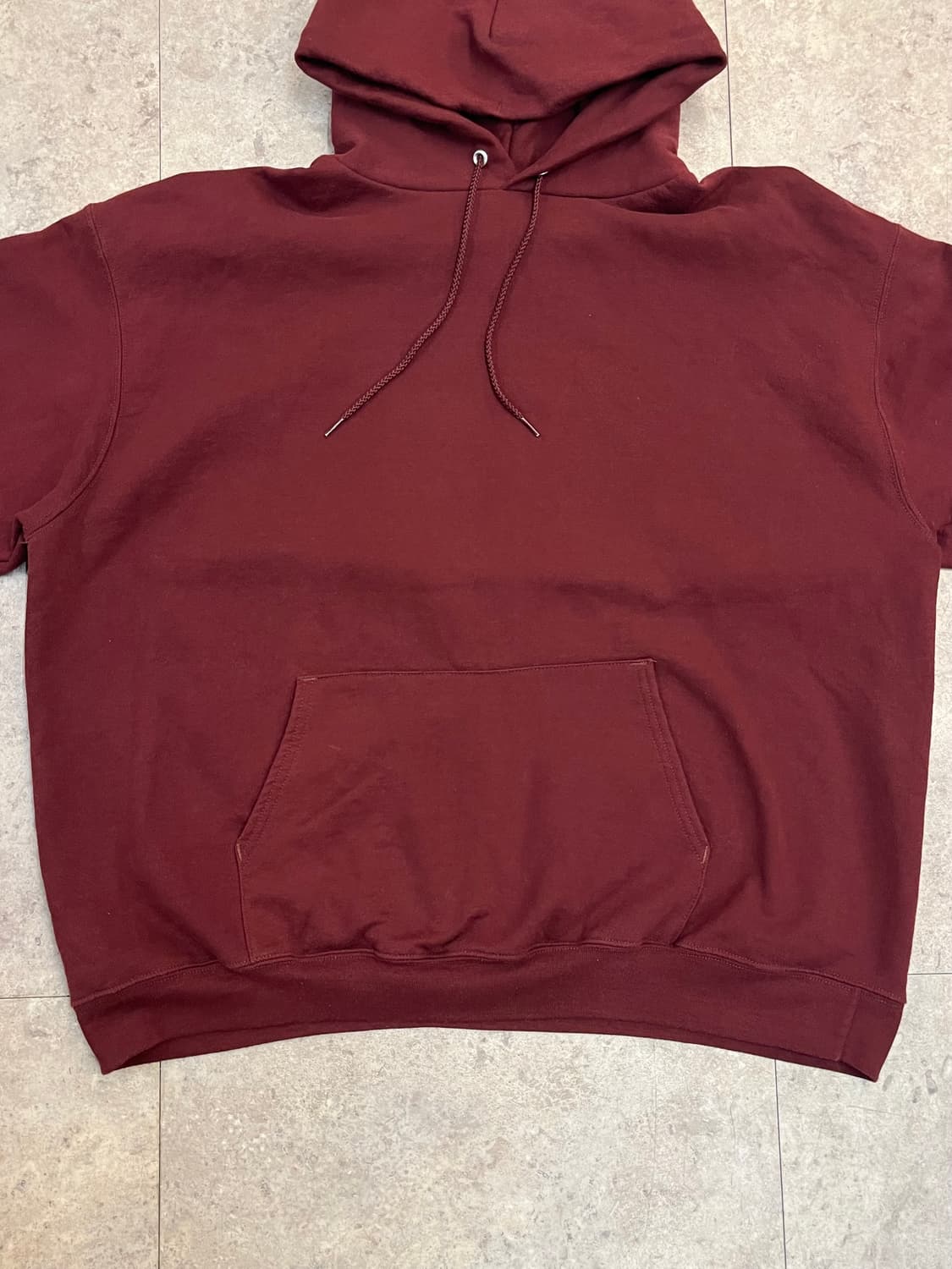 챔피온 기모 후드티 버건디 2XL #csz2396  상품이미지5