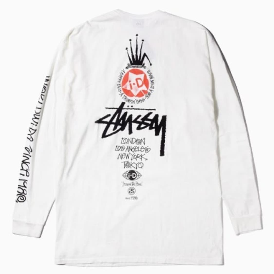 [L-XL] 스투시 x i-d 아이디매거진 롱슬리브 구합니다 상품이미지1