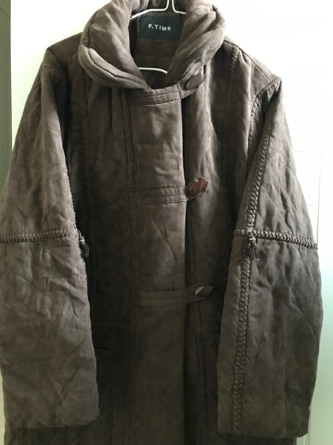 브라운 빈티지 야상 패딩코트  상품이미지1
