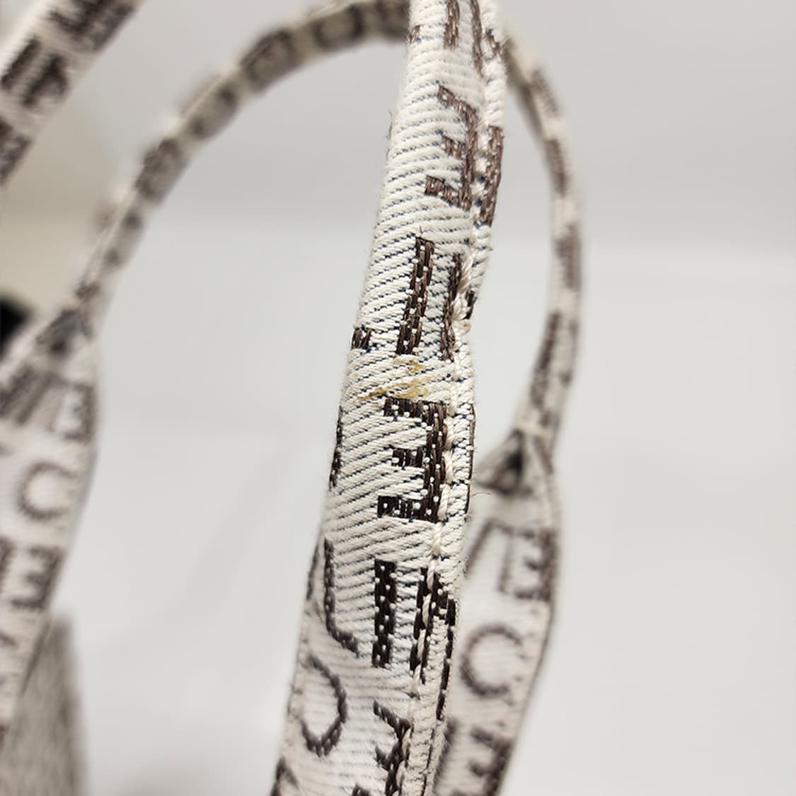 셀린느 196762 올오버 텍스타일 라지 카바스 타이스 내츄럴 탄 상품이미지7