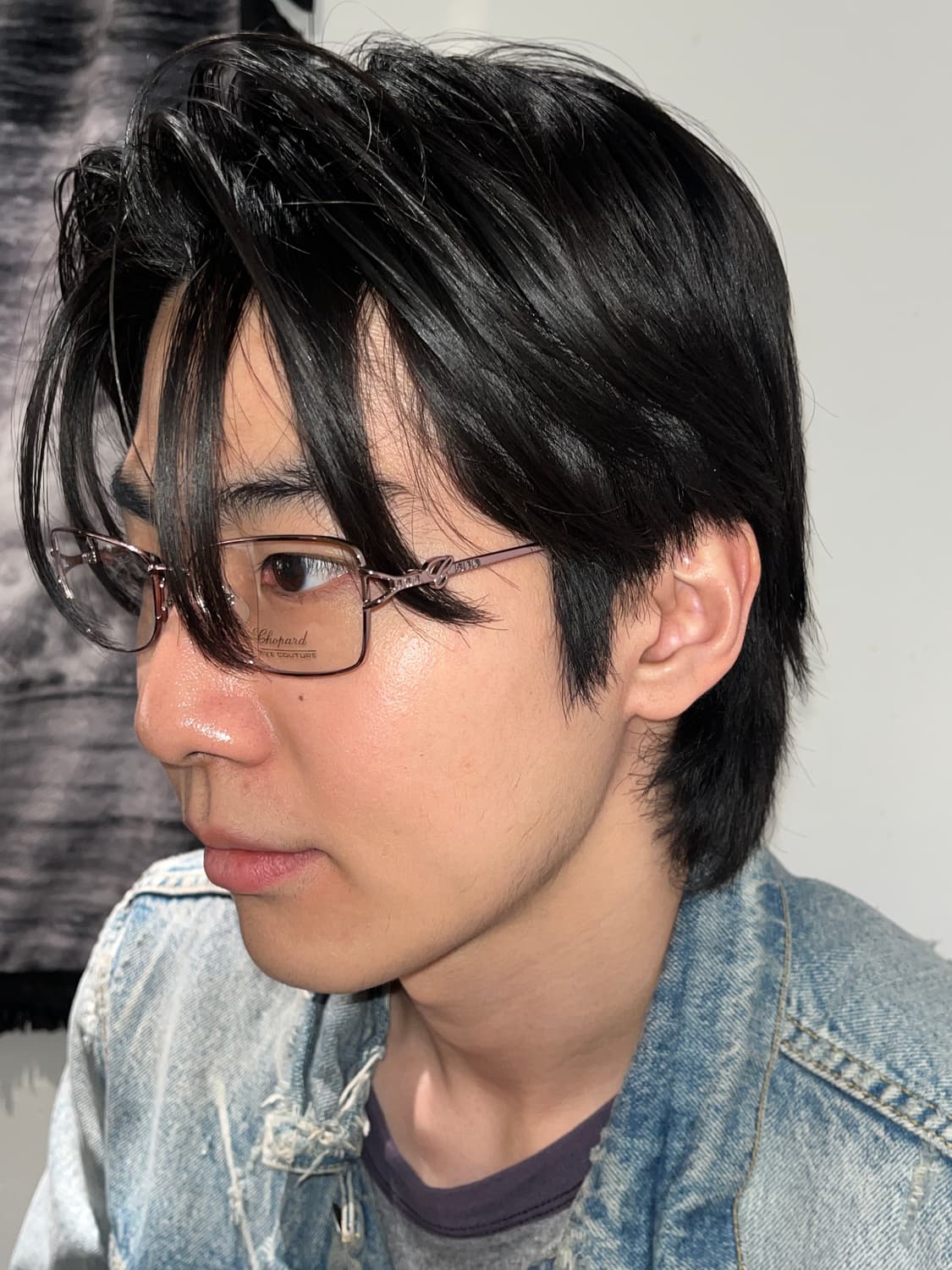 Chopard 핑크 큐빅 안경테 deadstock 상품이미지6