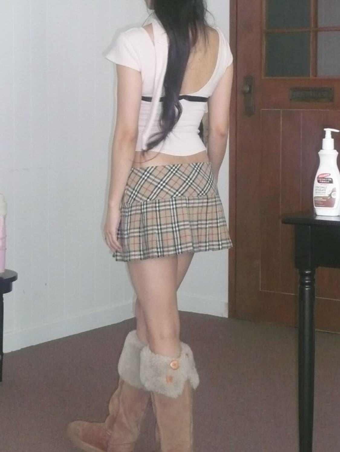 Hachi pink tshirt (scarf set) 상품이미지3