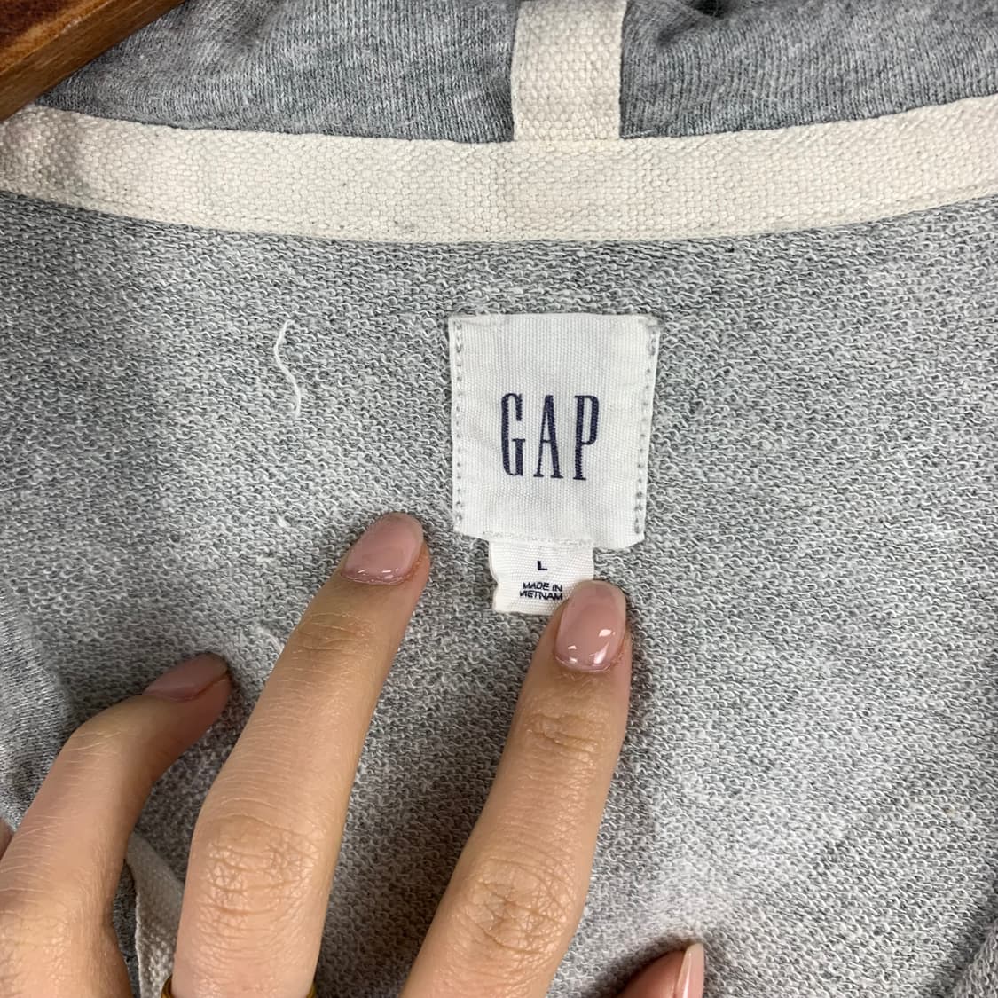 Gap 갭 그레이 후드집업 상품이미지7