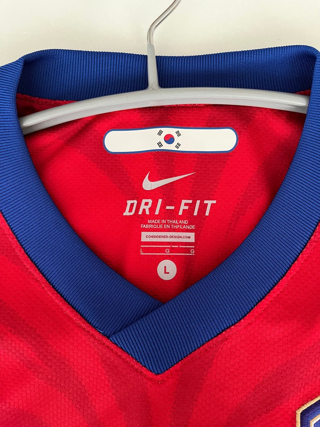 L)나이키 10-12 대한민국 축구 유니폼 국대 반팔 노마킹 상품이미지4