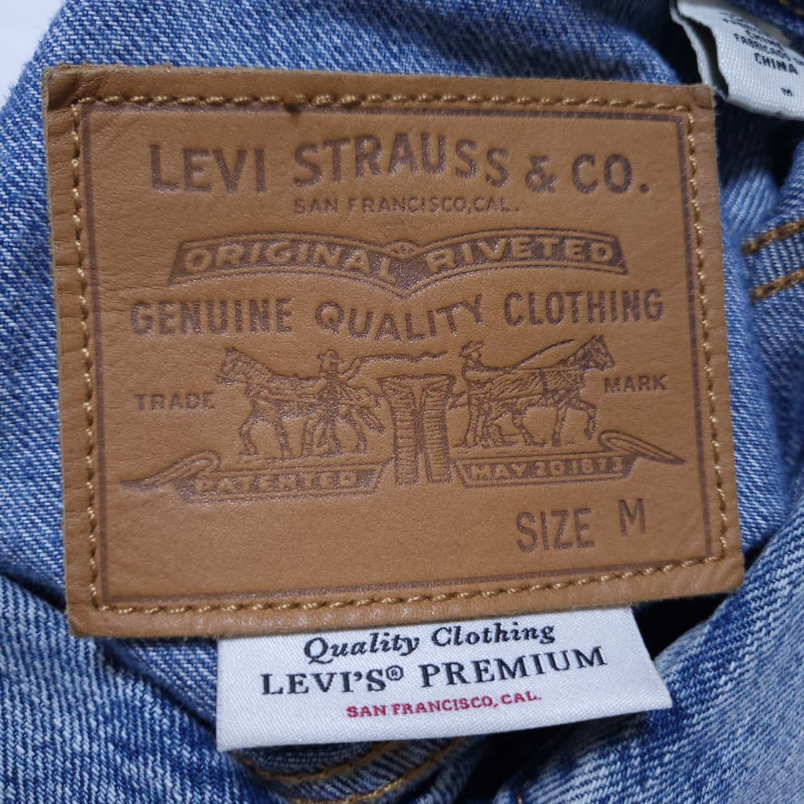 리바이스 남성 청자켓 M 0313 뽀샤샤 상품이미지6