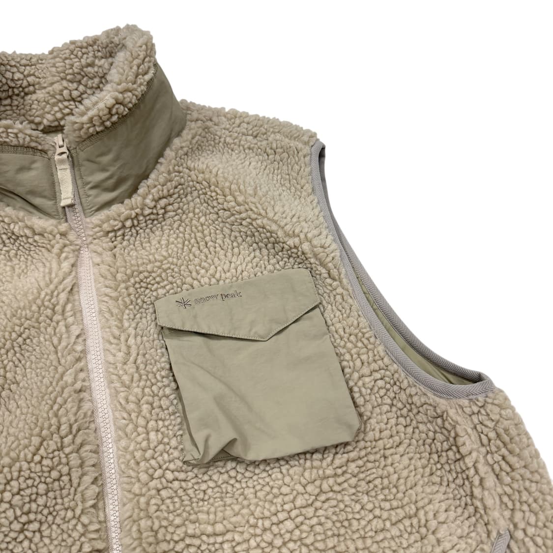 스노우피크 플리스 뽀글이 베스트 조끼 L 상품이미지2