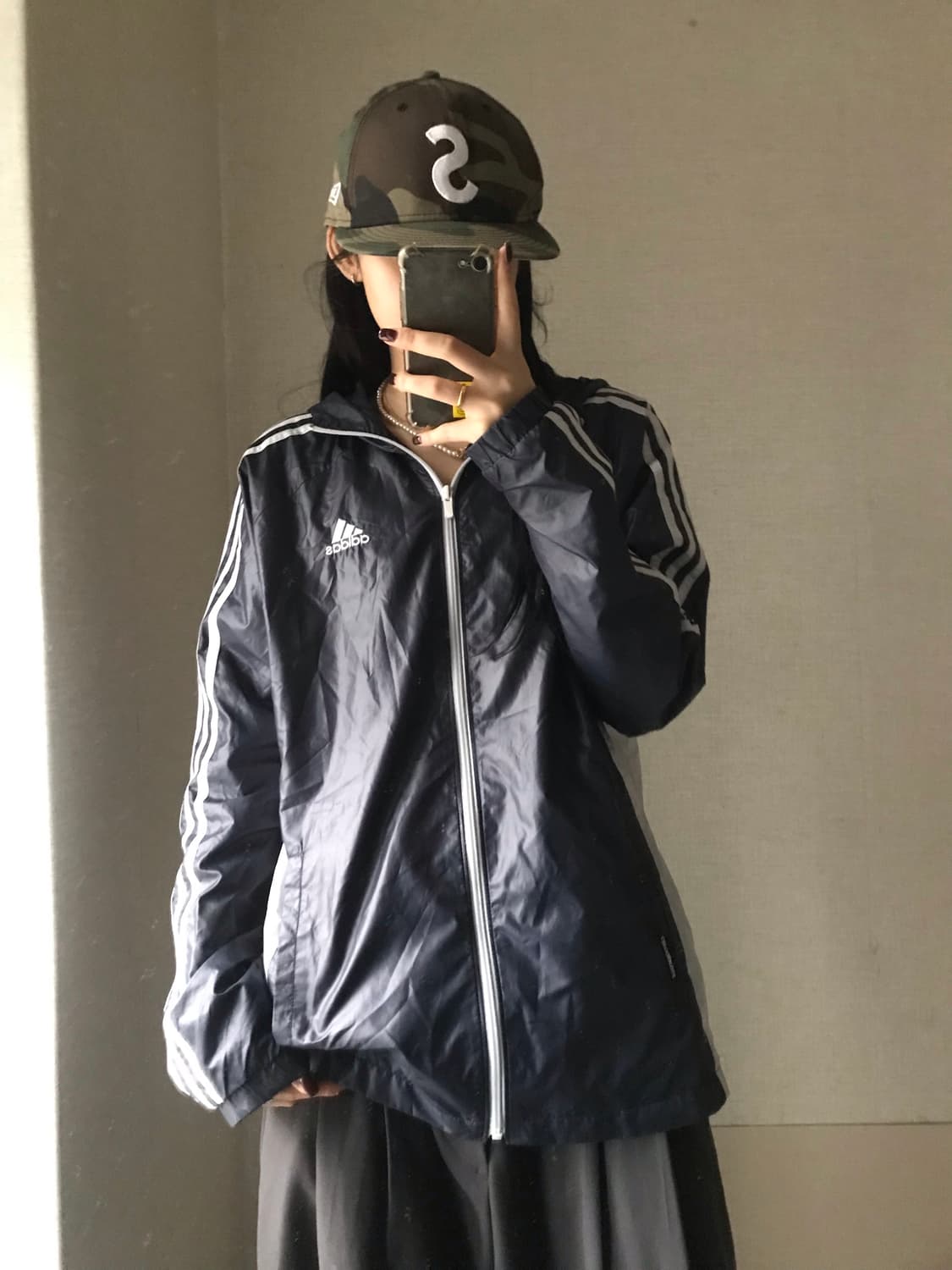 아디다스 네이비 바람막이 상품이미지1
