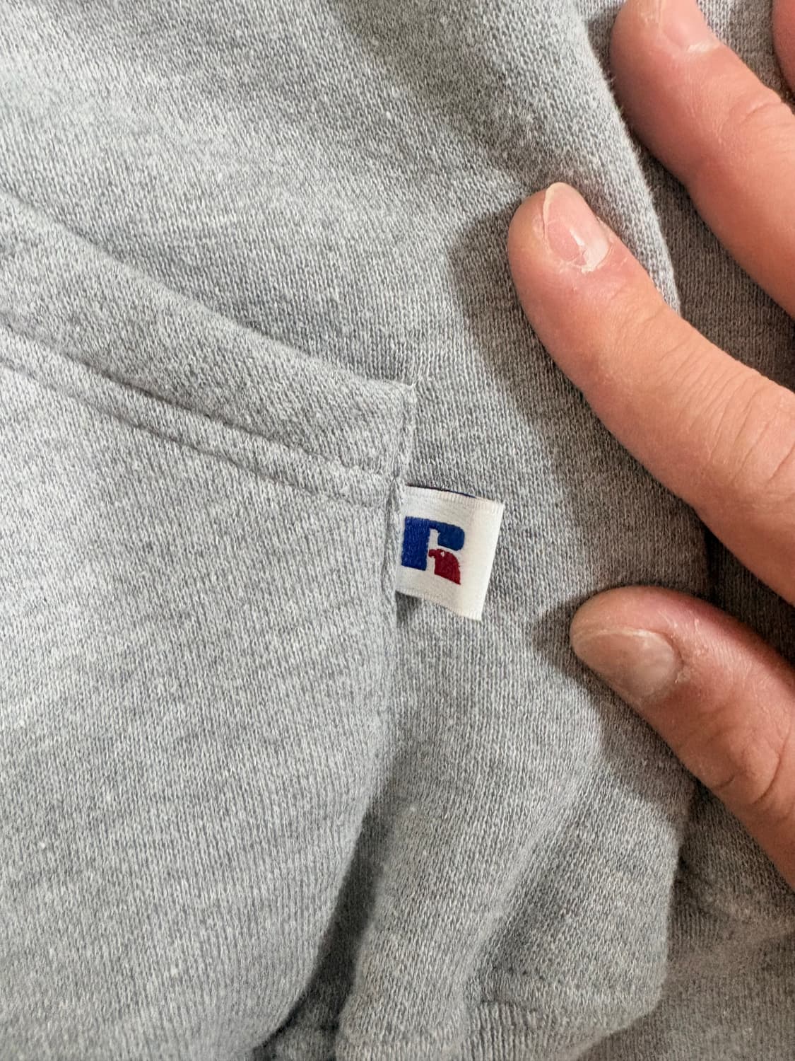 90s 러셀 후드집업 그레이 2xl 상품이미지3