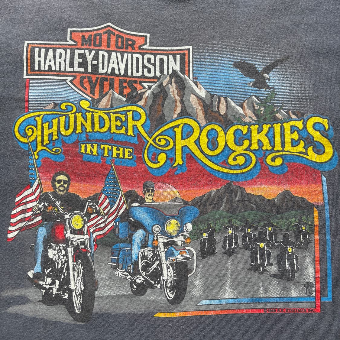 80s 빈티지 할리데이비슨 티셔츠 상품이미지3