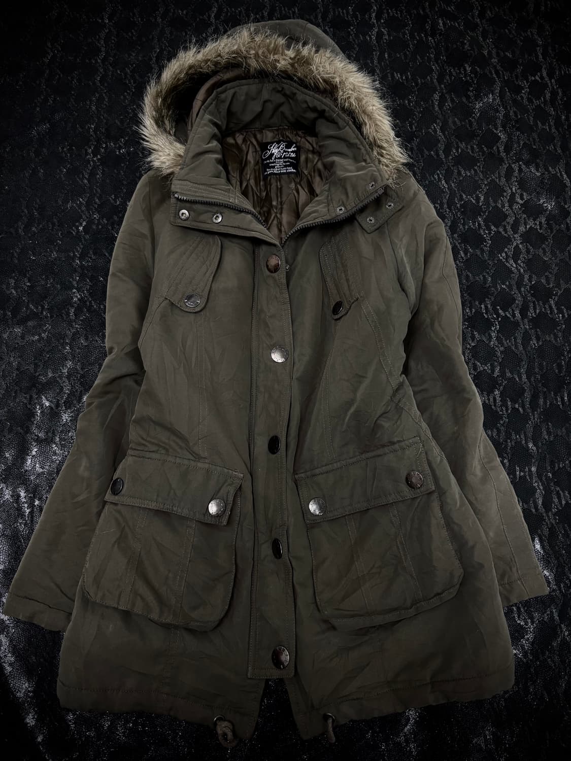 “Vintage” Y2K Grunge Mood Fur Jacket 상품이미지1
