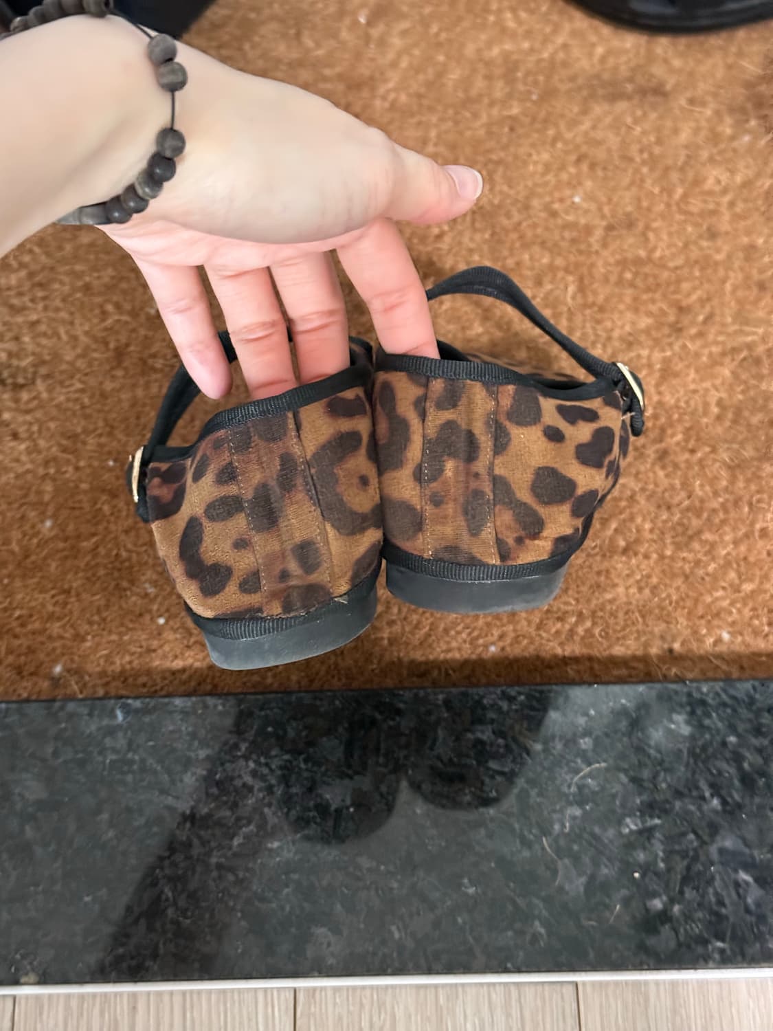 락피쉬웨더웨어 다야 메리제인 플랫 레오파드 uk3.5 상품이미지4