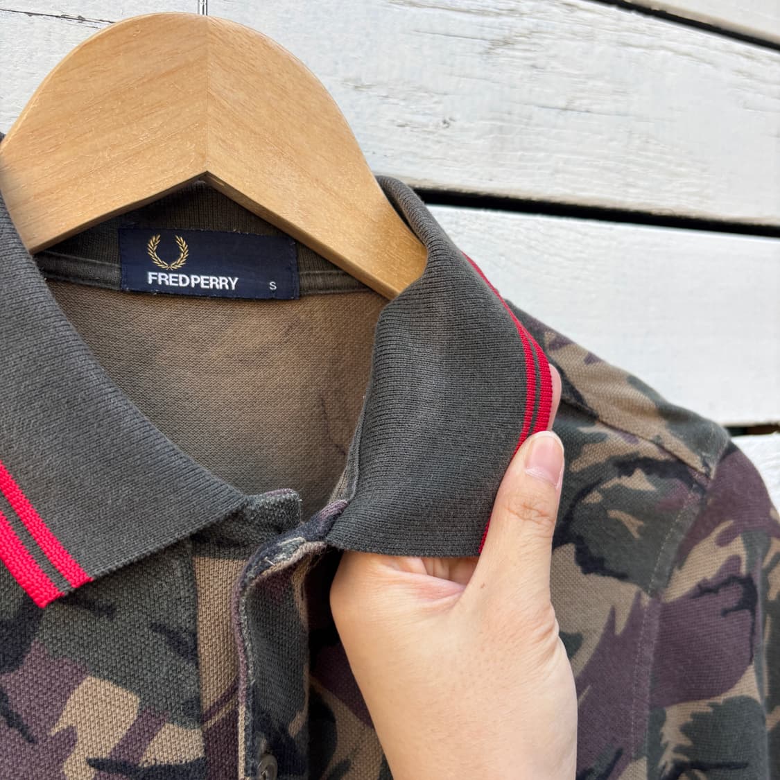 Fred Perry 프레드페리 카모 반팔 카라티 상품이미지5