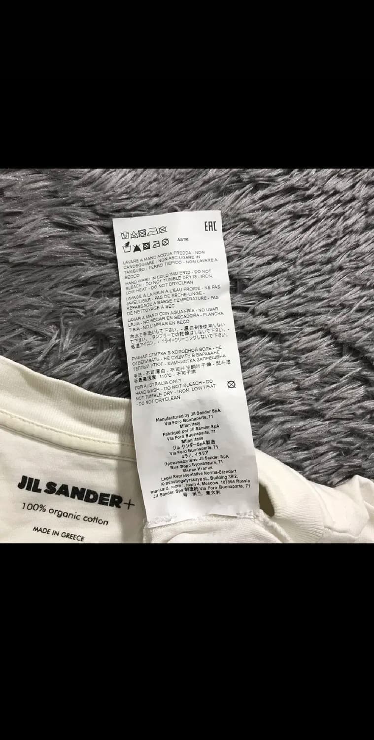 [[M]@ 질 샌더(JIL SANDER+) 로고라벨 반팔티셔츠 상품이미지7