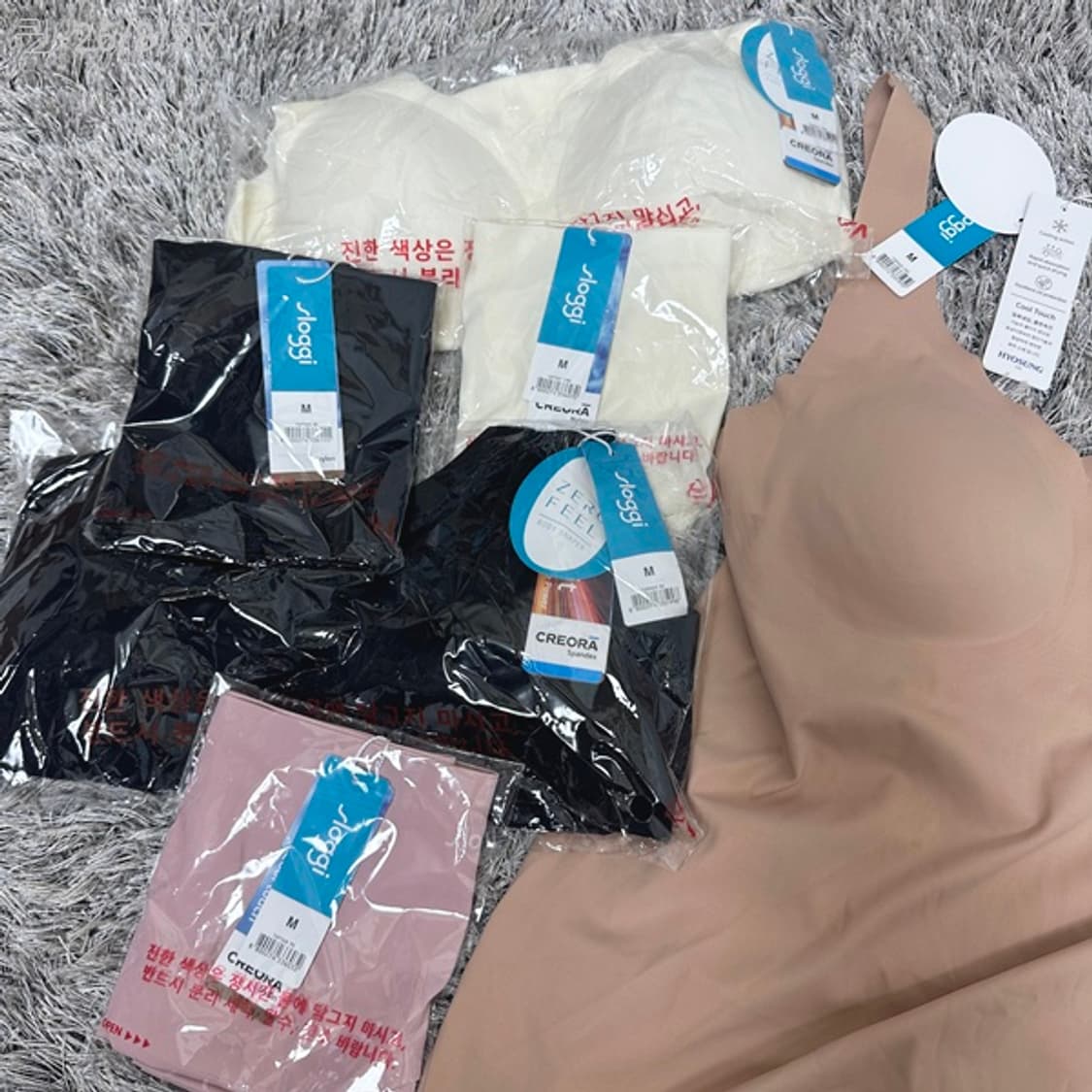 CREORA 여자 나시브라 팬티 세트 3종 + 나시브라1 새제품 M 상품이미지4