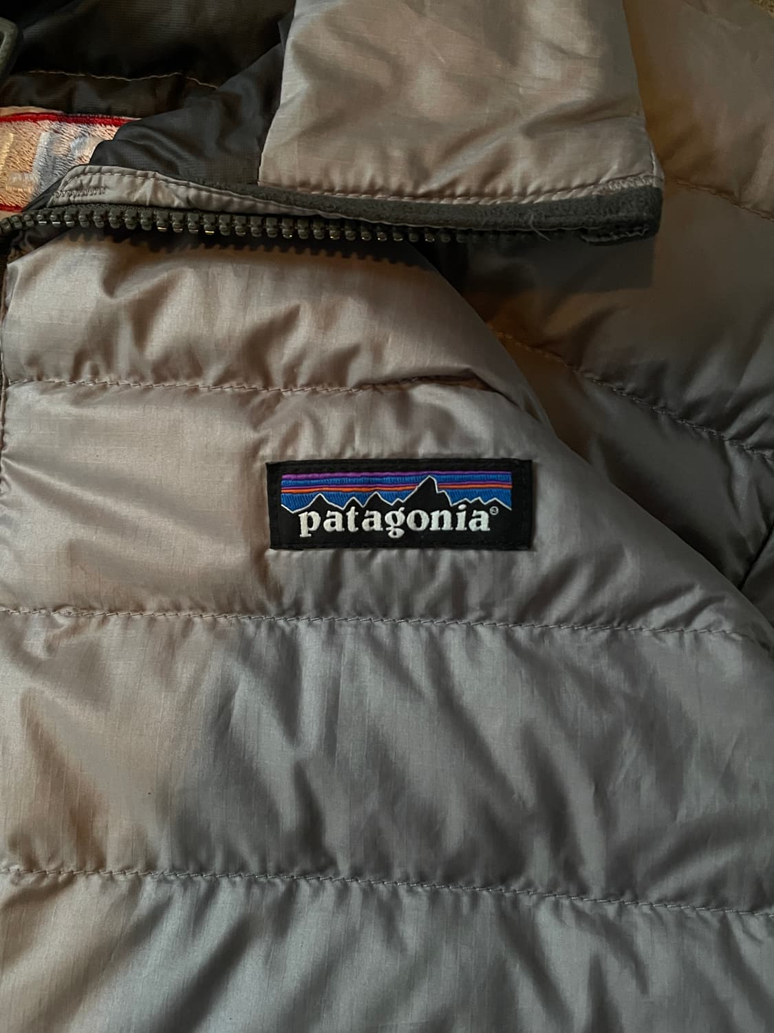Patagonia Metalic Silver Goose Down 상품이미지4