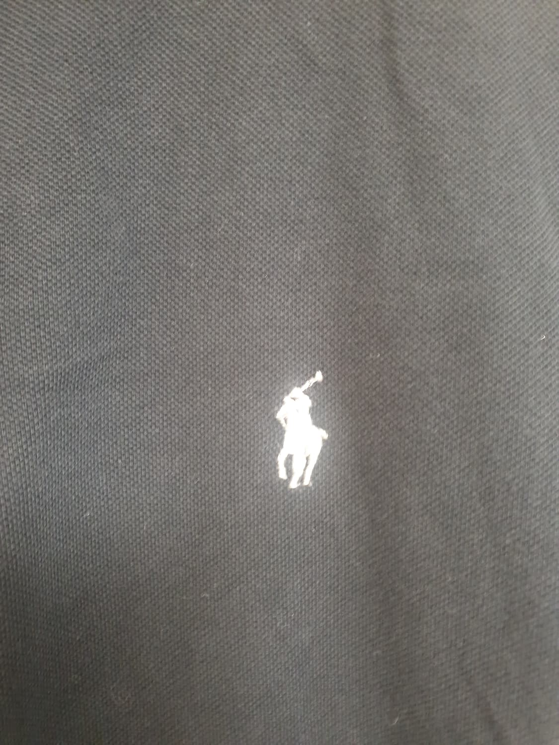 폴로 랄프로렌 블랙 슬림핏 카라티 L 상품이미지3