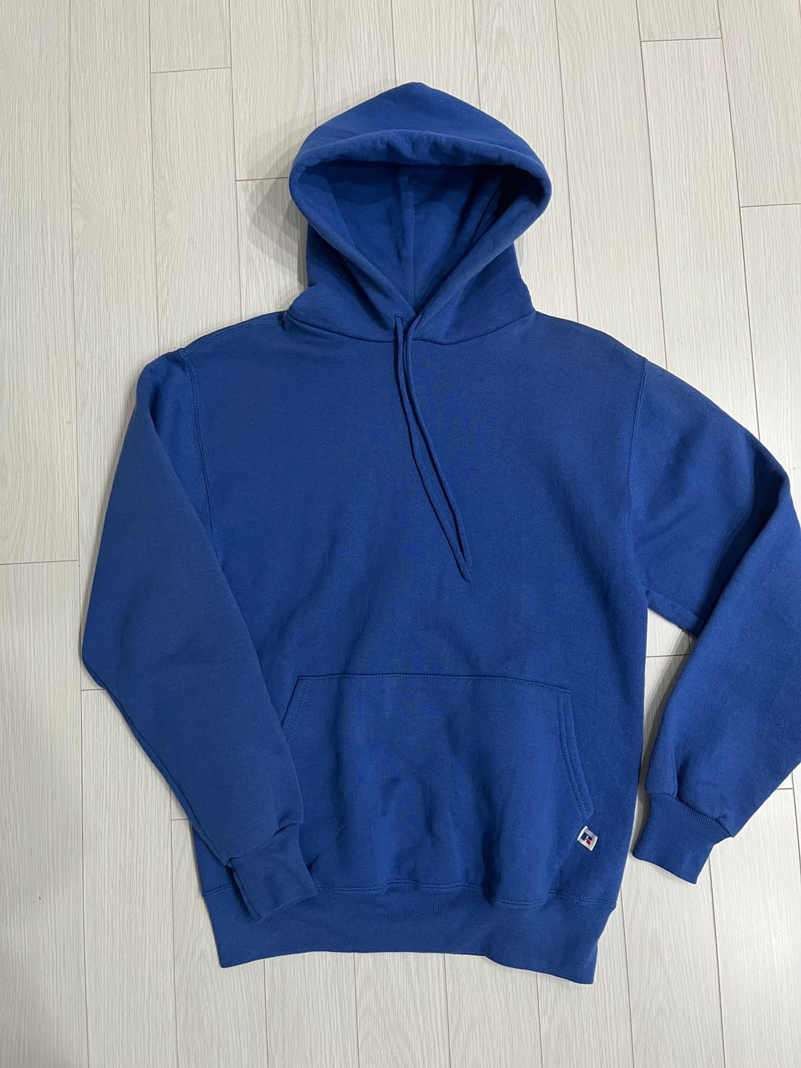 90s 빈티지 러셀 후드 블루 M made in USA  상품이미지1