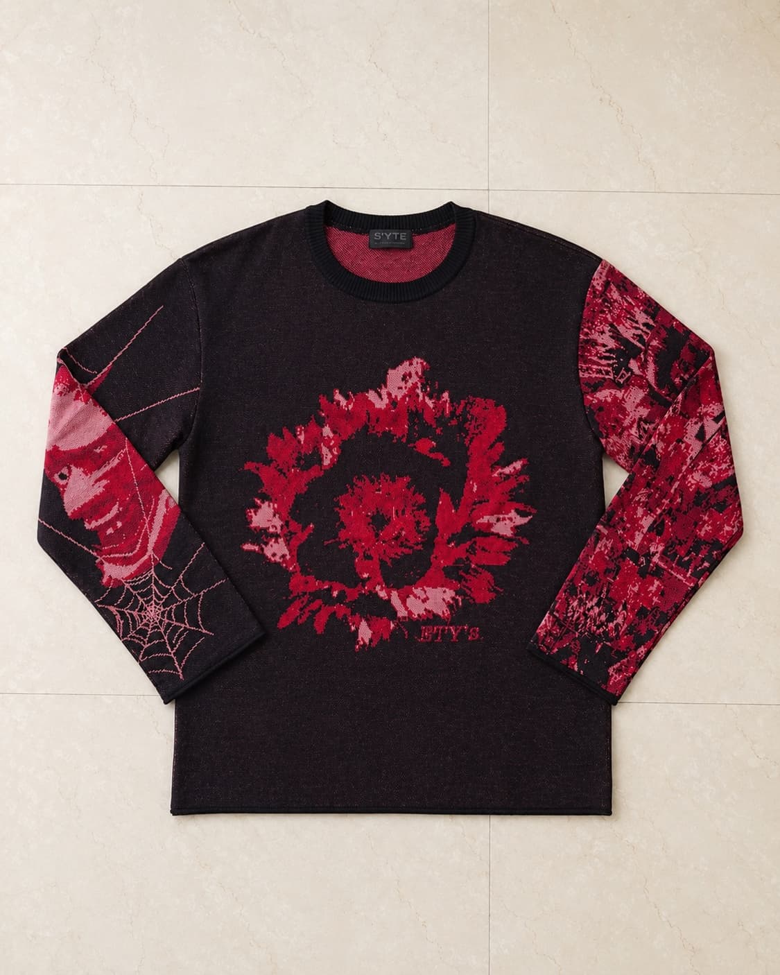 YOHJI YAMAMOTO S'yte BLOODY CAT jacquard 상품이미지1
