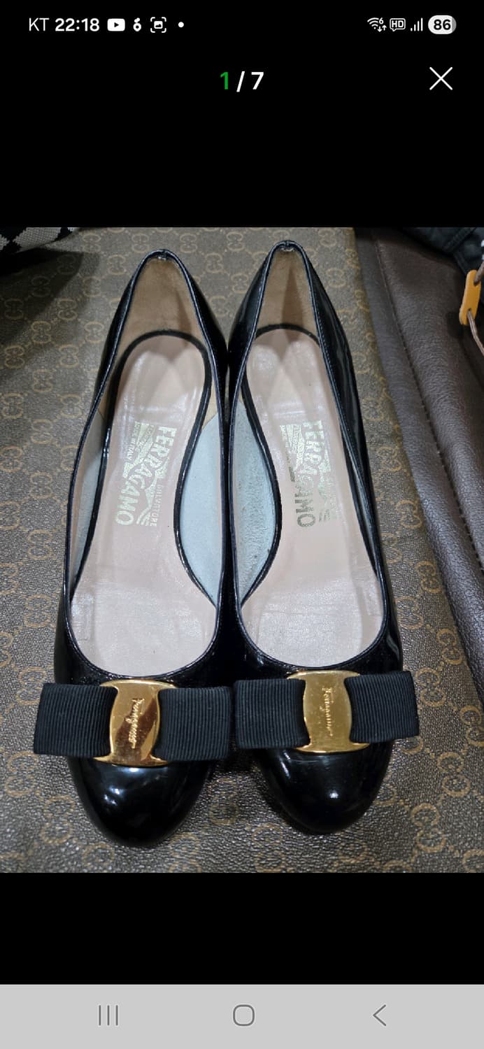 페라가모 바라 유광 펌프스 상품이미지2