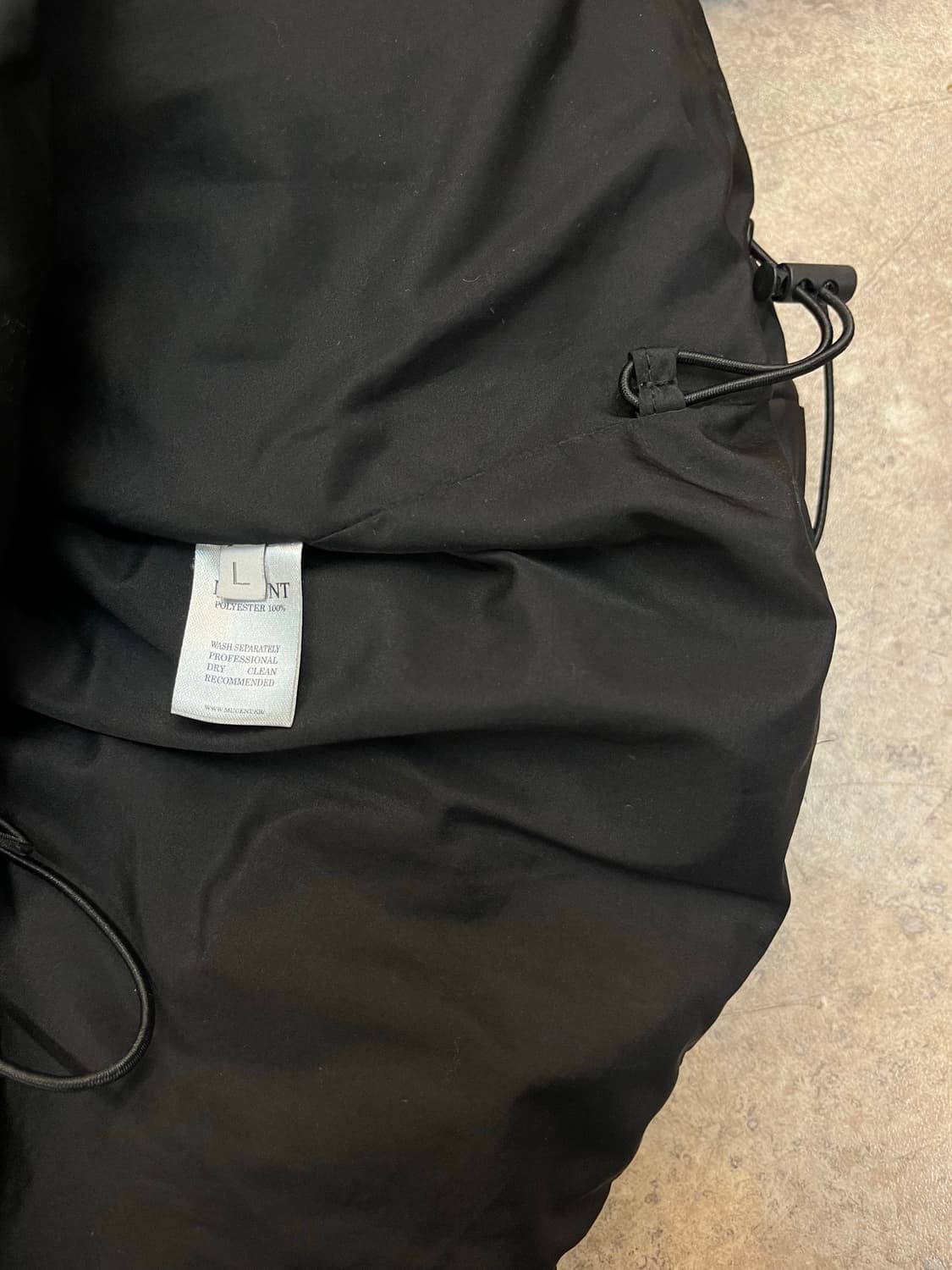 무센트 숏패딩 블랙 L #csz2202 상품이미지4