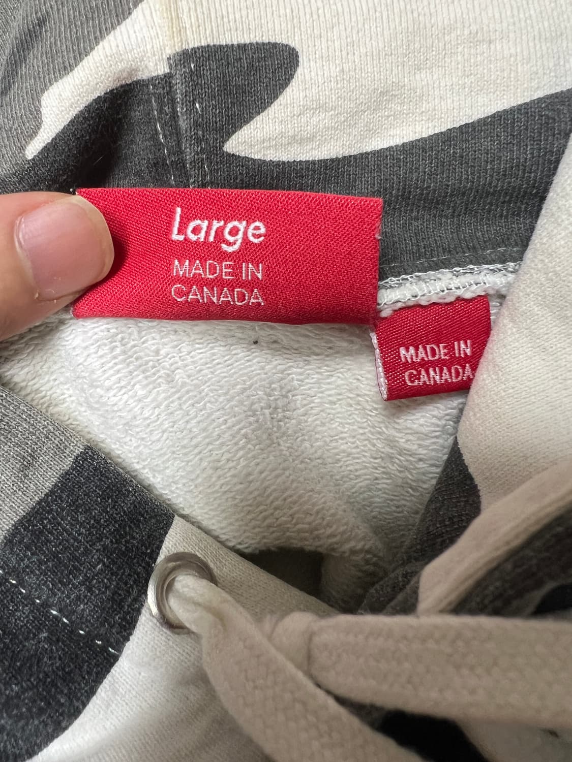 13fw 슈프림 만국기 카모 후드티 L 상품이미지4