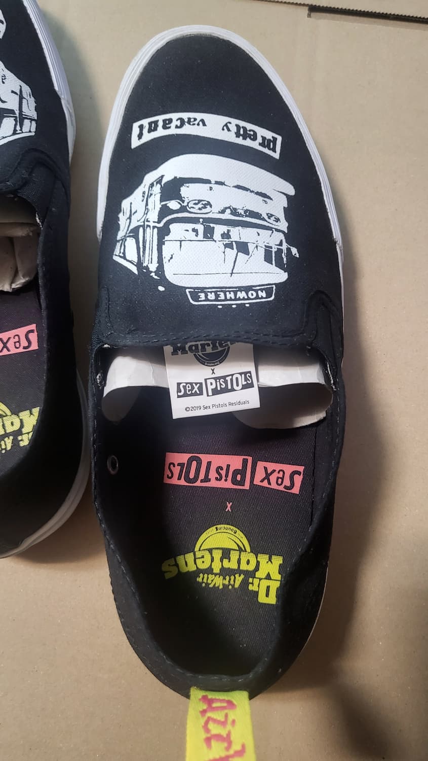 닥터마틴(Dr.Martens) x 섹스 피스톨즈 콜라보 슬립온 상품이미지5