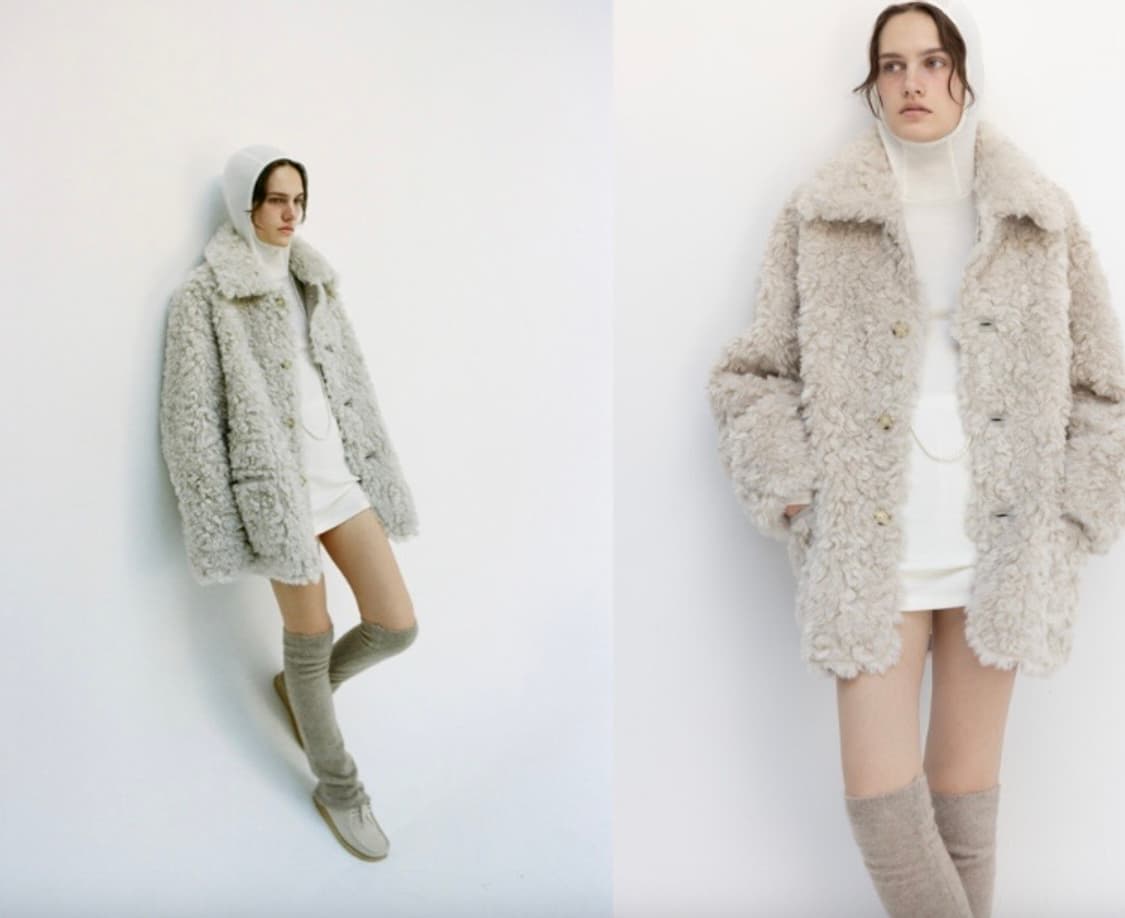 Monoha reversible fluffy coat 상품이미지1