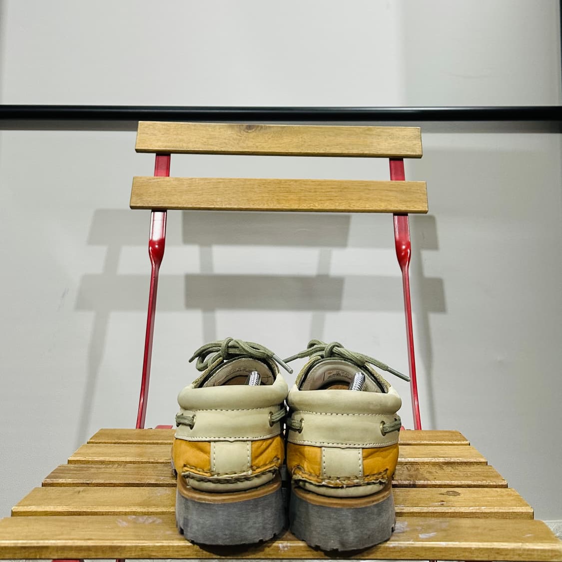 260) 팀버랜드 로퍼 남성 남자 구두 어센틱 3아이 보트슈즈 상품이미지3