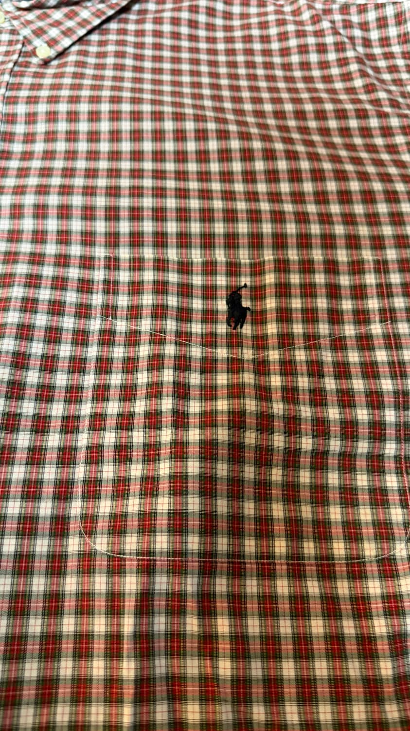 폴로 랄프로렌 체크 셔츠 빅사이즈 상품이미지2