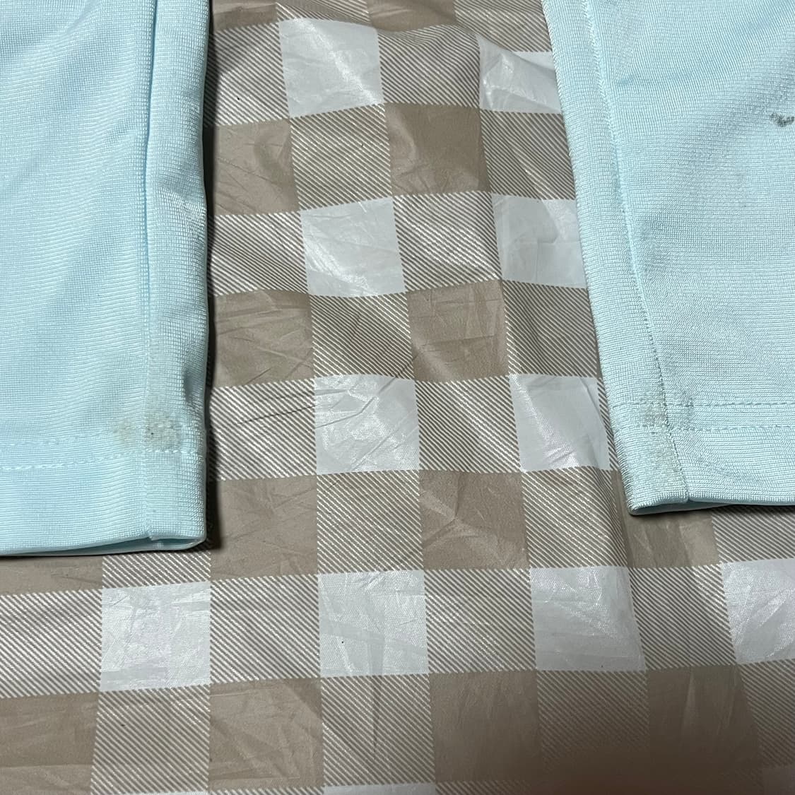 아디다스 파이어버드 트랙팬츠 L 삼선 트레이닝복 하늘 Y2K 하자 상품이미지3