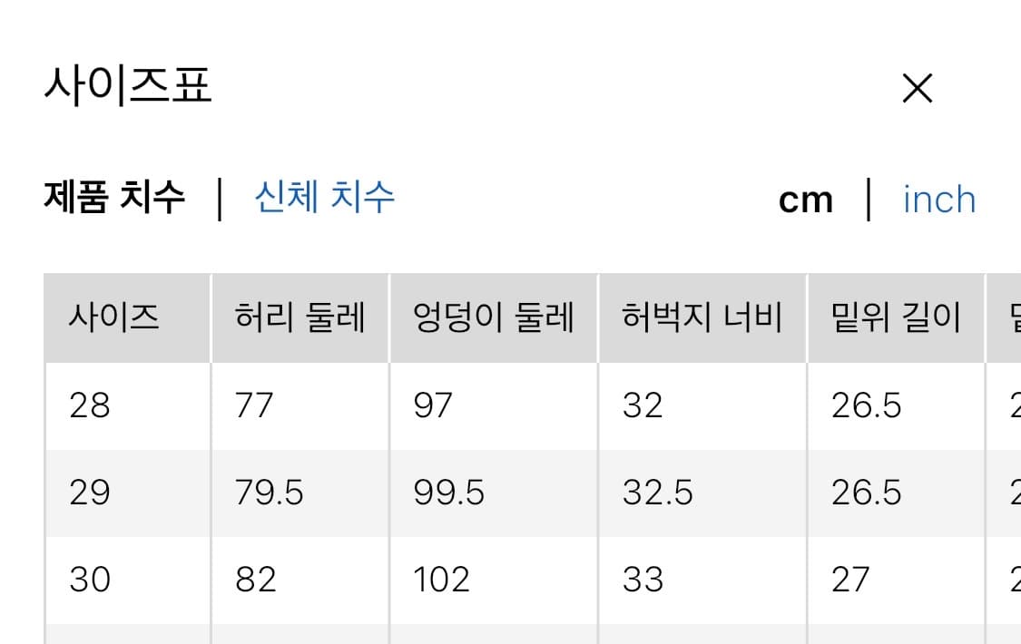 유니클로 명작 JWA 스트레이트진 상품이미지9