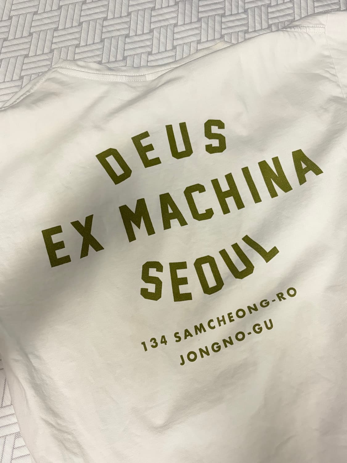 데우스 삼청 컬리지 화이트 L 상품이미지3