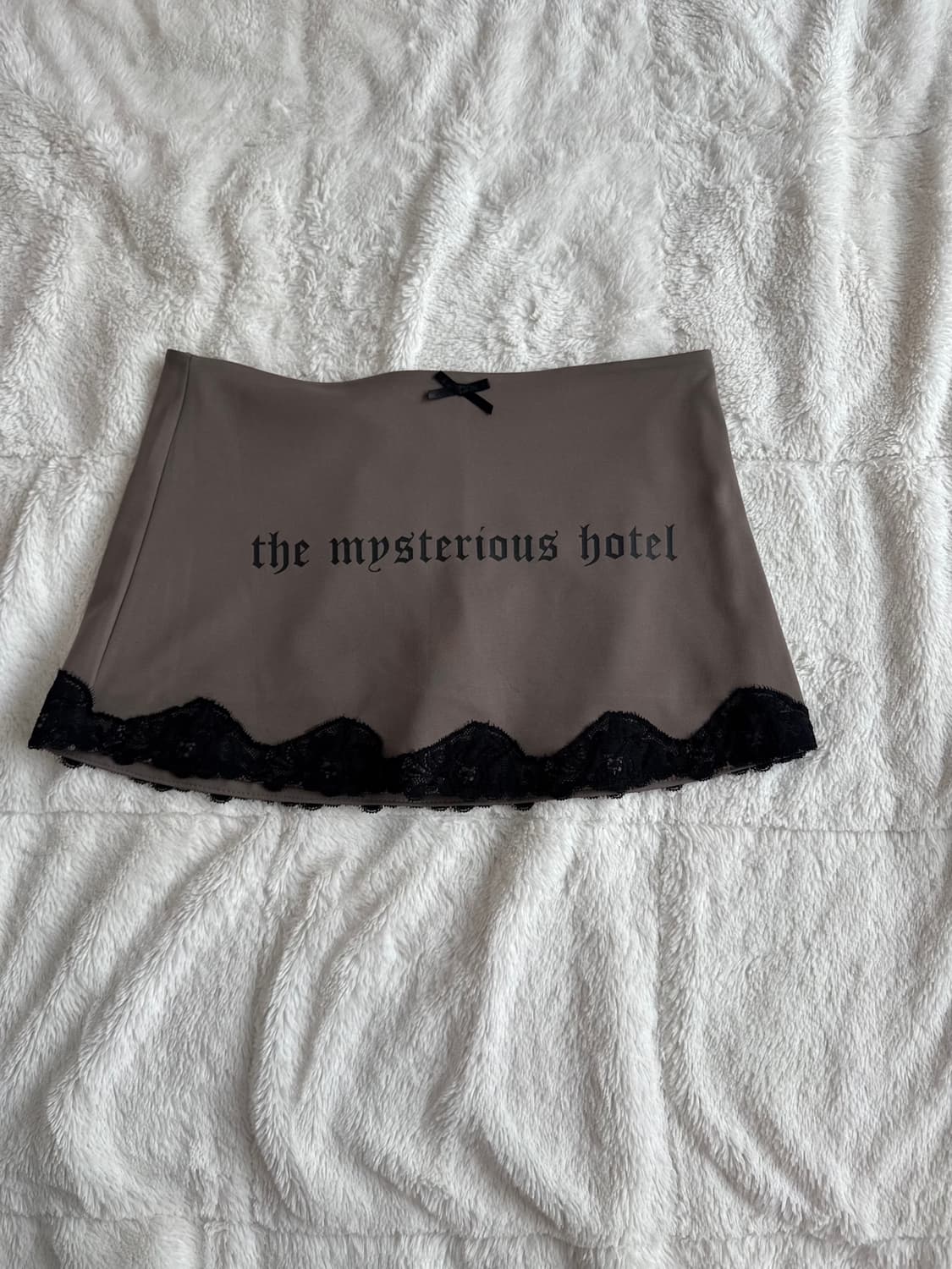 더미스테리어스호텔 레이스 미니 스커트 상품이미지3