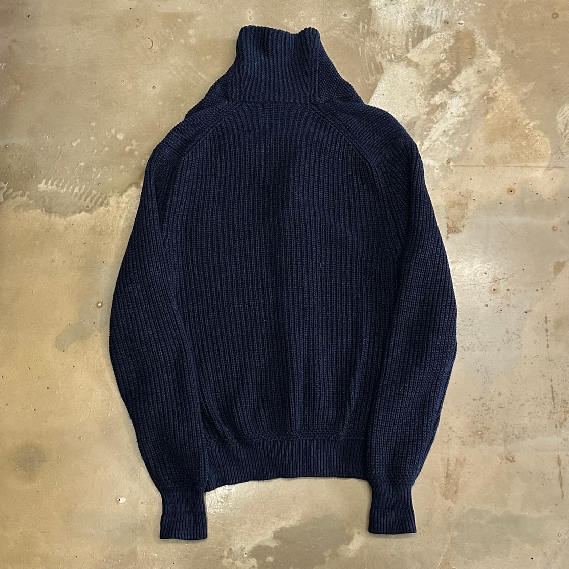 S 폴로랄프로렌 헤비코튼 네이비 숄카라 가디건 상품이미지3