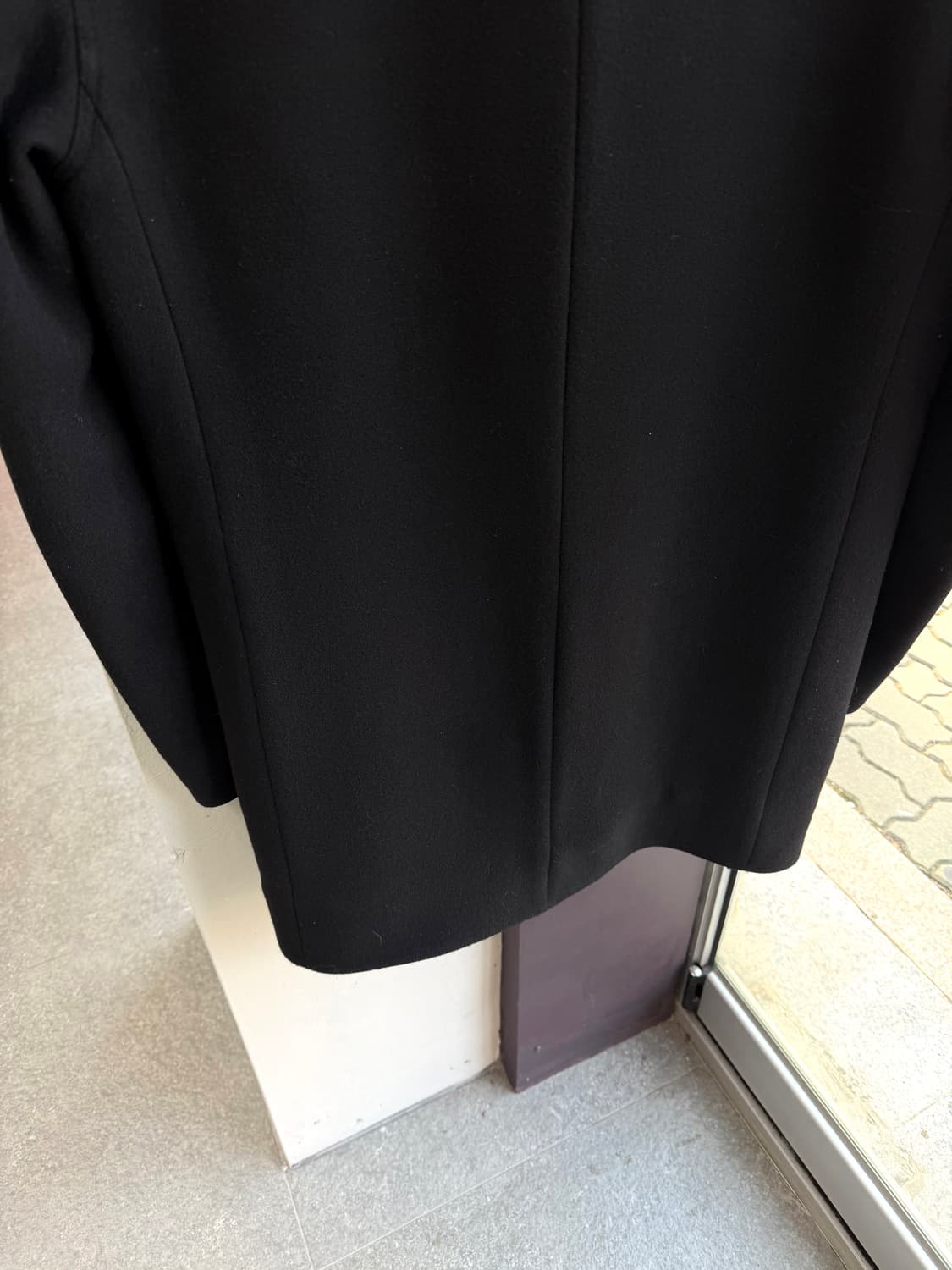 100/ 시스템옴므 캐시미어 블렌딩 시어링 패딩코트 상품이미지7