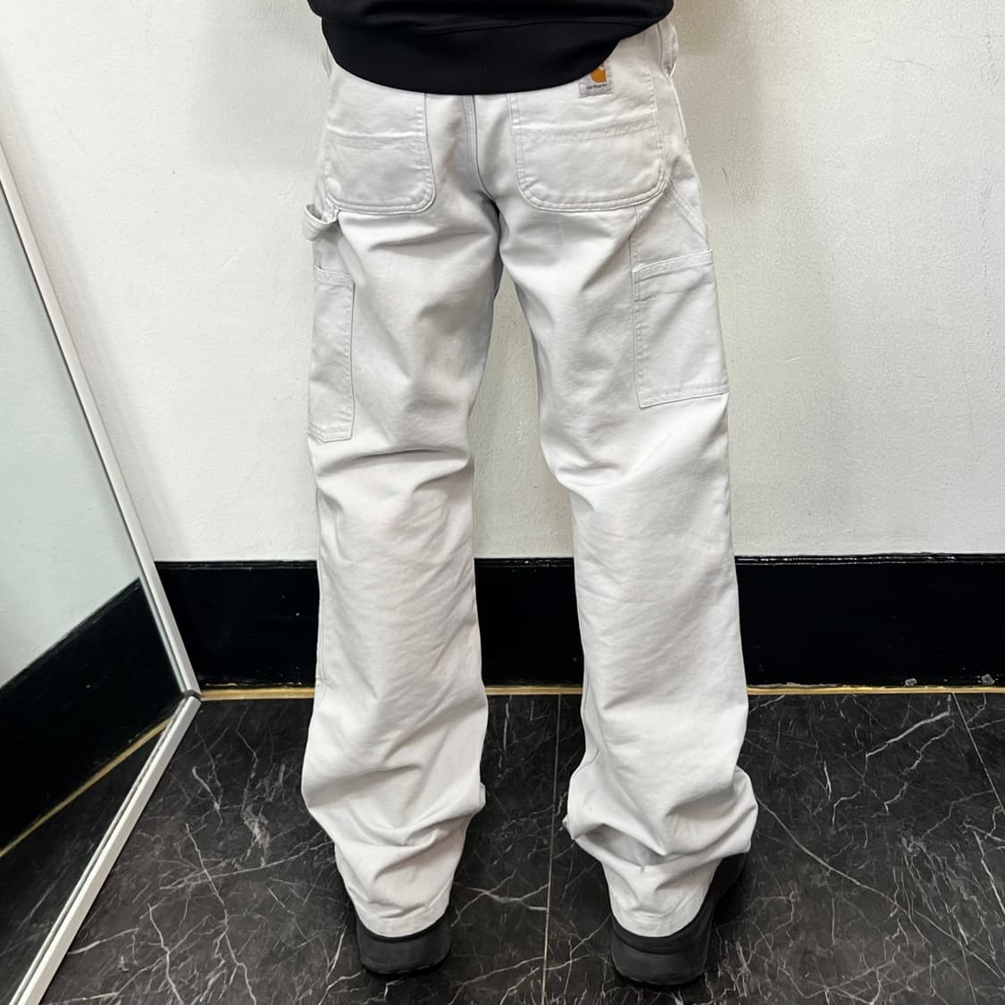 칼하트 WIP 캔버스 더블니 워크 팬츠 상품이미지3